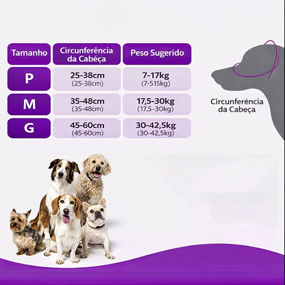 PetLuna CalmShield - Protetor Anti-Pânico para Pets