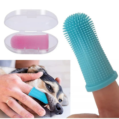 Escova de dentes de dedo silicone macio