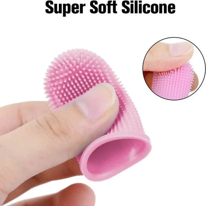 Escova de dentes de dedo silicone macio