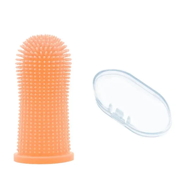Escova de dentes de dedo silicone macio