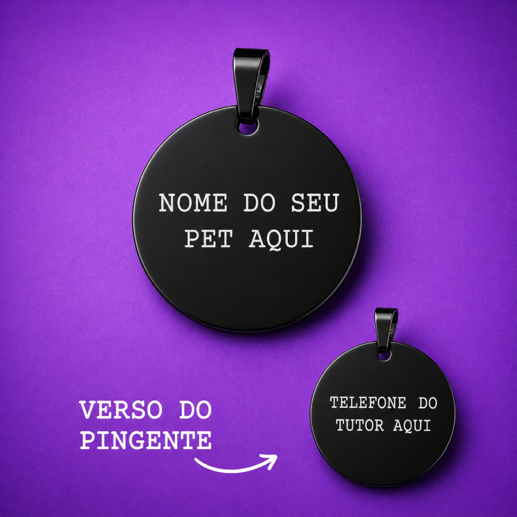 Pingente Redondo simples 3x3cm